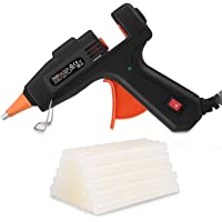 Mini pistola de silicona- Tacklife GGO20AC Pistola de Pegar 20W con 50 barritas- alta temperatura- gatillo flexible…